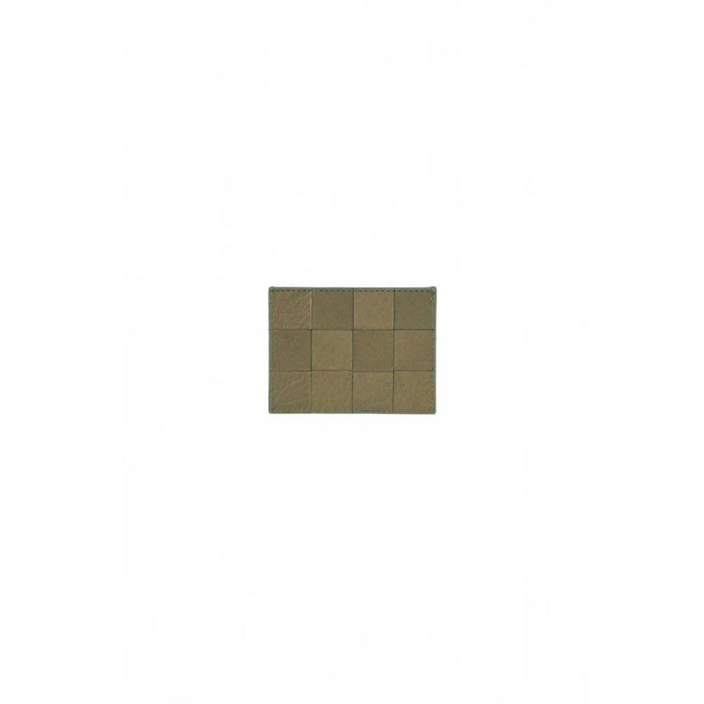 NEW DRAGON DIFFUSION women's check cardholder in green